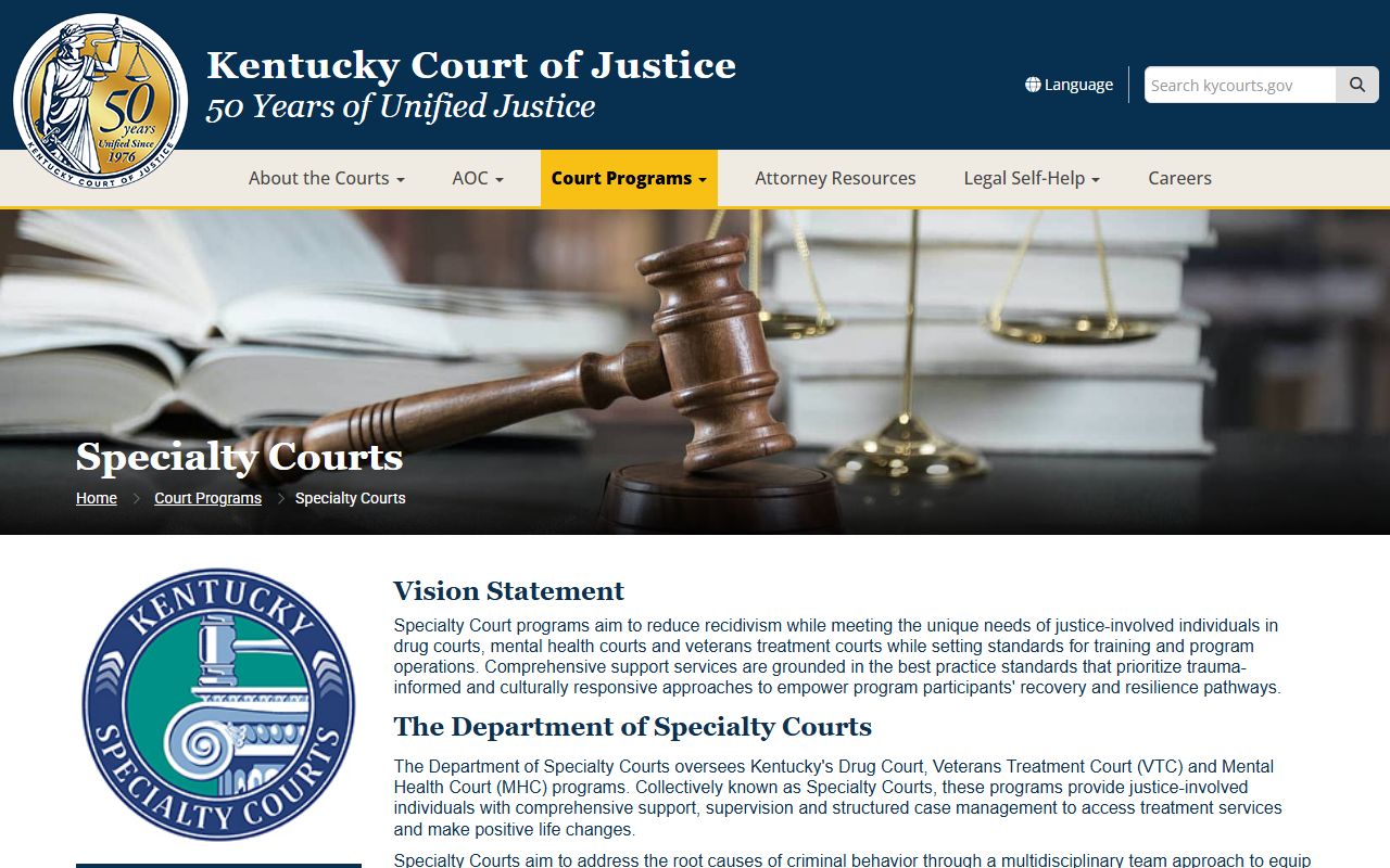 Lawrence County Circuit Court specialty court program information
