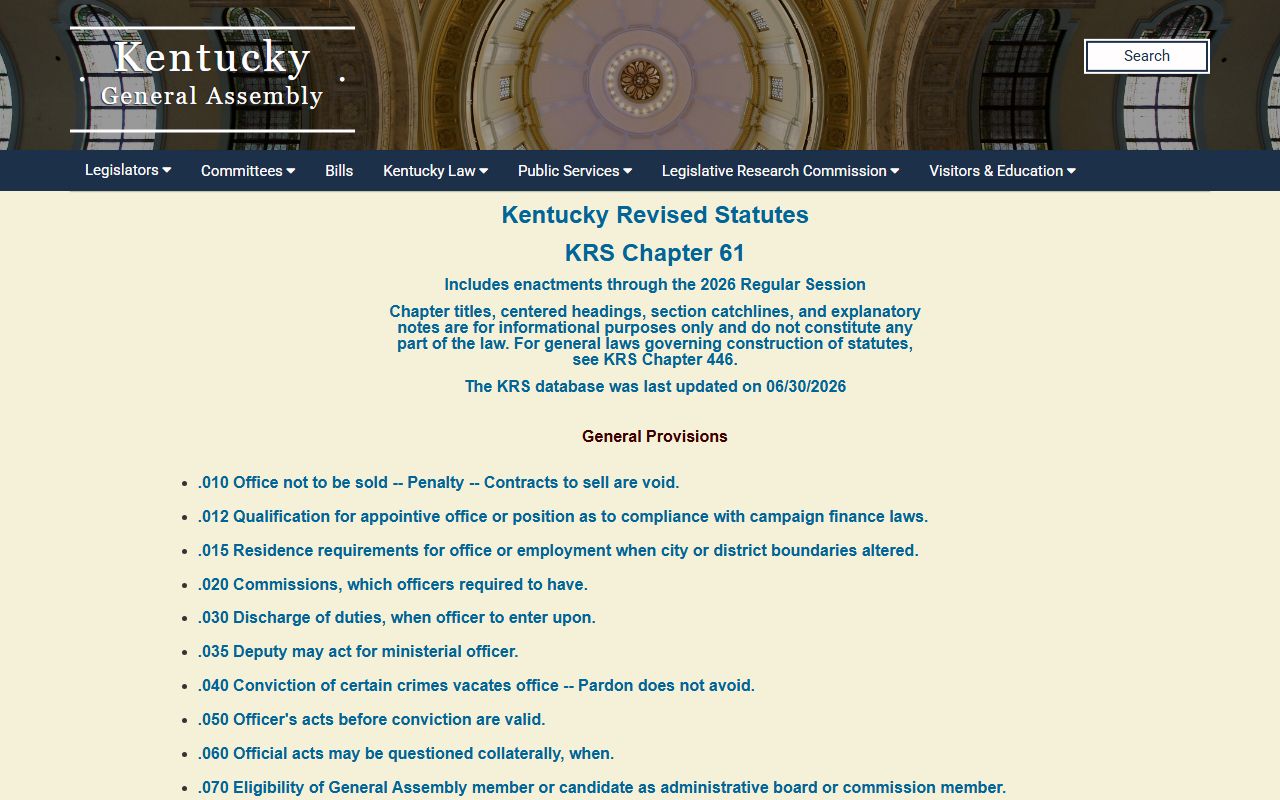 Lawrence County warrant search KRS public record exemptions
